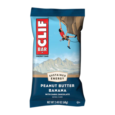 Peanut Butter Banana w/ Dark Chocolate Clif bar